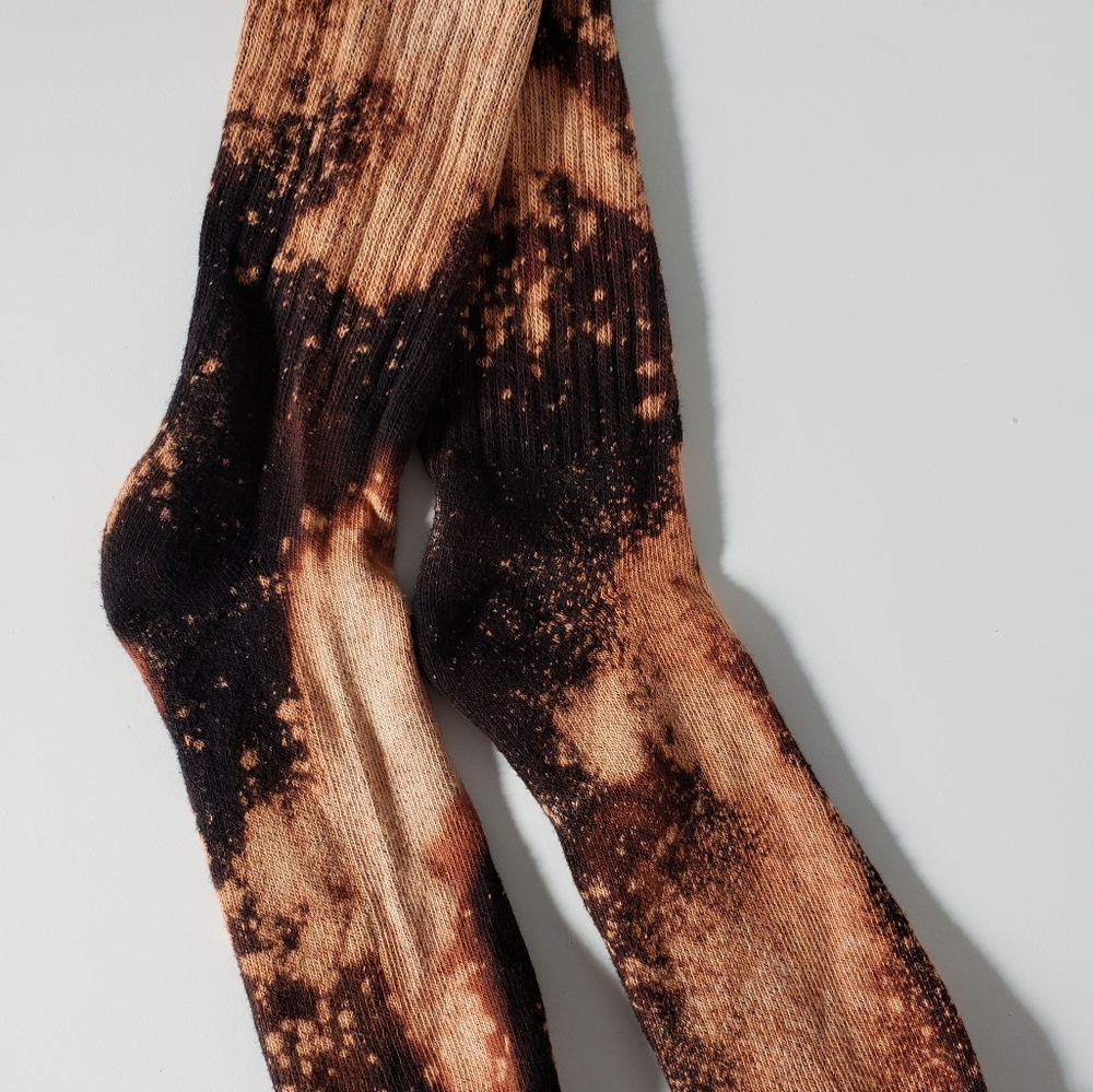 Acid Wash Skater Crew Socks - Men's Size 6…